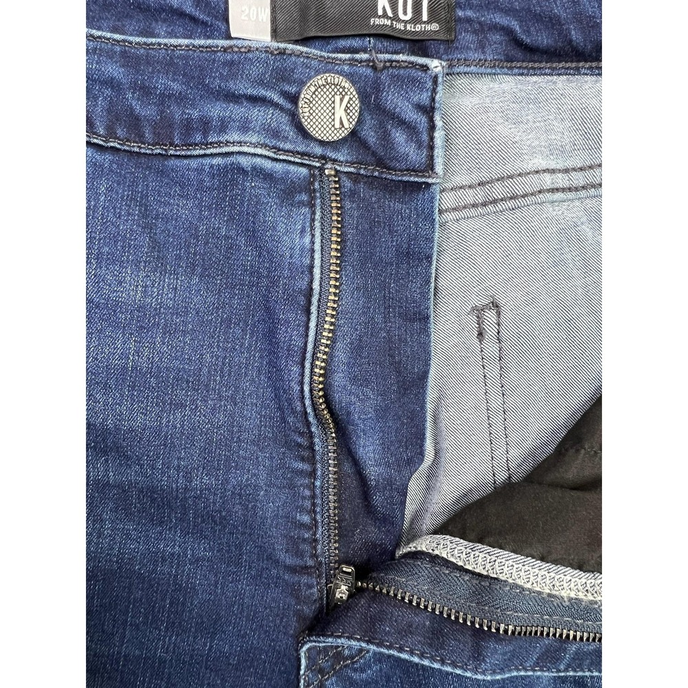 KUT From The Kloth Jeans Womens 20W Blue Donna High Rise Skinny Stretch Denim - Picture 4 of 14